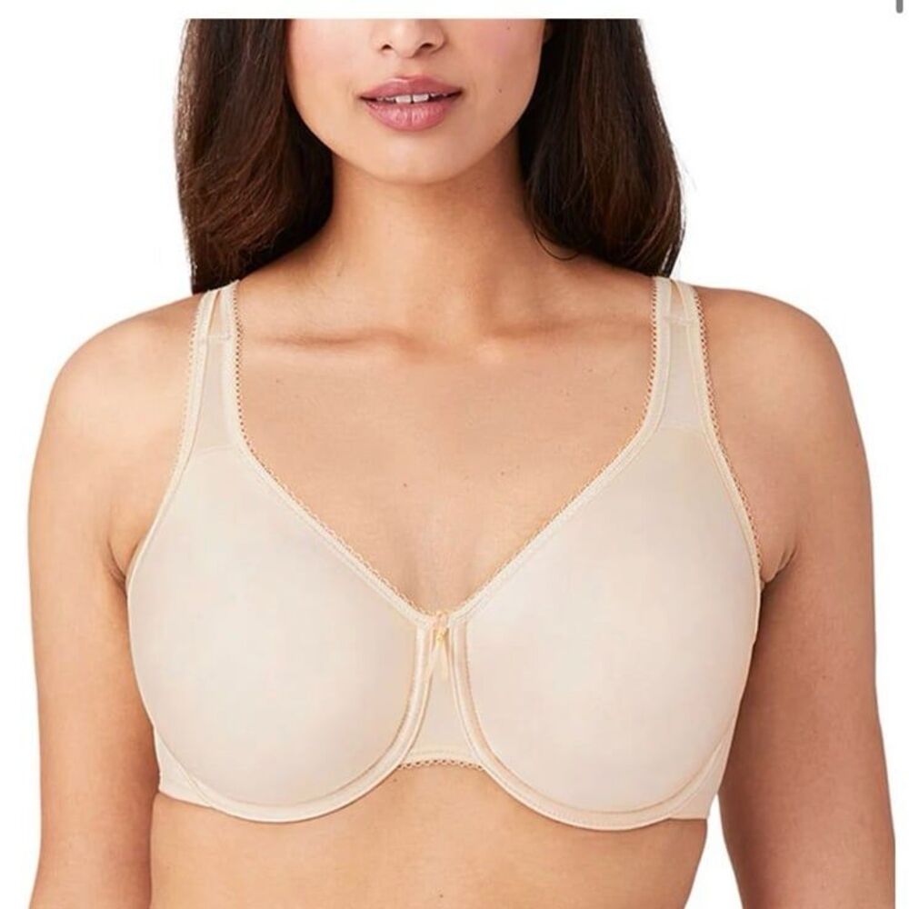 Wacoal Basic Beauty Full Figure Seamless Underwire Bra Sand 38C